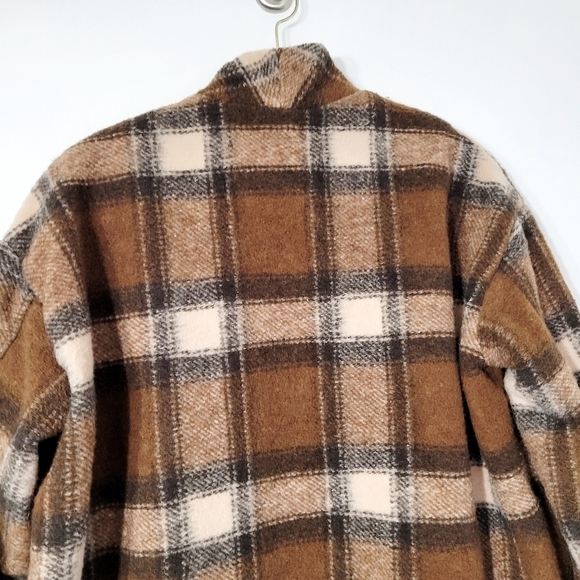 Blank NYC Plaid Cocoon Wanderer Oversized Coat Size Small - Picture 7 of 15